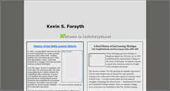 Desktop Screenshot of kevinforsyth.net