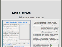 Tablet Screenshot of kevinforsyth.net